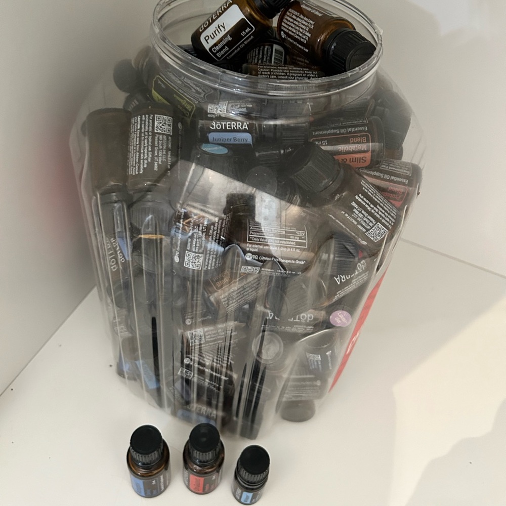 Empty Essential Oils bottles - DoTERRA